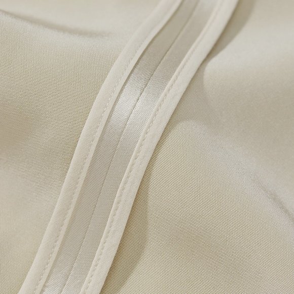 CHICJOC Women Pearl Acetate Satin Sleeveless Top - Picture 14 of 15